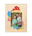 Customized Wooden photo Frame | Wedding Anniversary Gift (WA01)