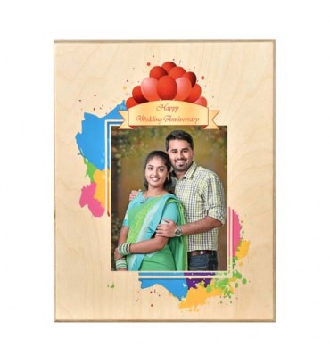 Customized Wooden photo Frame | Wedding Anniversary Gift (WA01)