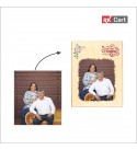 Customized Wooden photo Frame | Wedding Anniversary Gift (WA01)