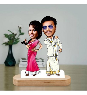 Wedding Caricature for Indian Brides