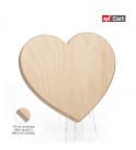 Heart shape wooden plaque | Birthday gifts RK-HEARTHB01