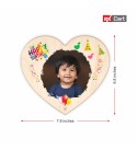 Heart shape wooden plaque | Birthday gifts RK-HEARTHB02