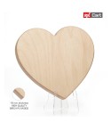 Heart shape wooden plaque | Birthday gifts RK-HEARTHB02