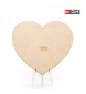 Heart shape wooden plaque | Birthday gifts RK-HEARTHB03