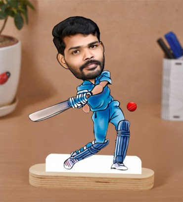 Cricket Caricature for Boys