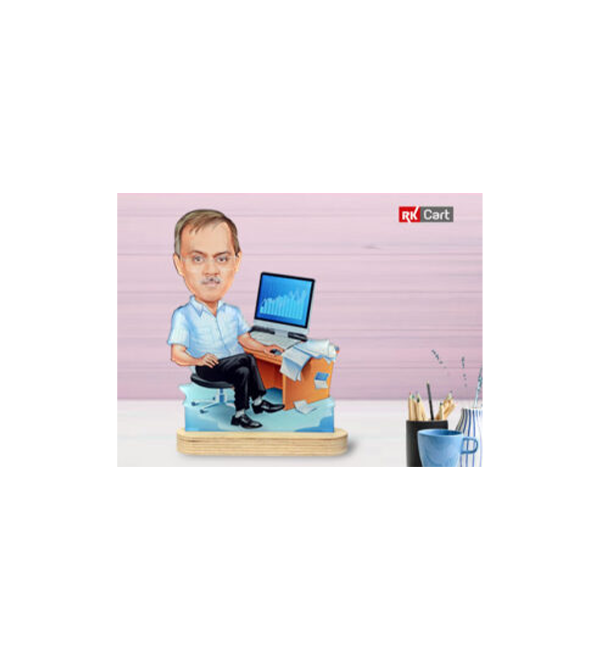 Office worker Caricature for Male