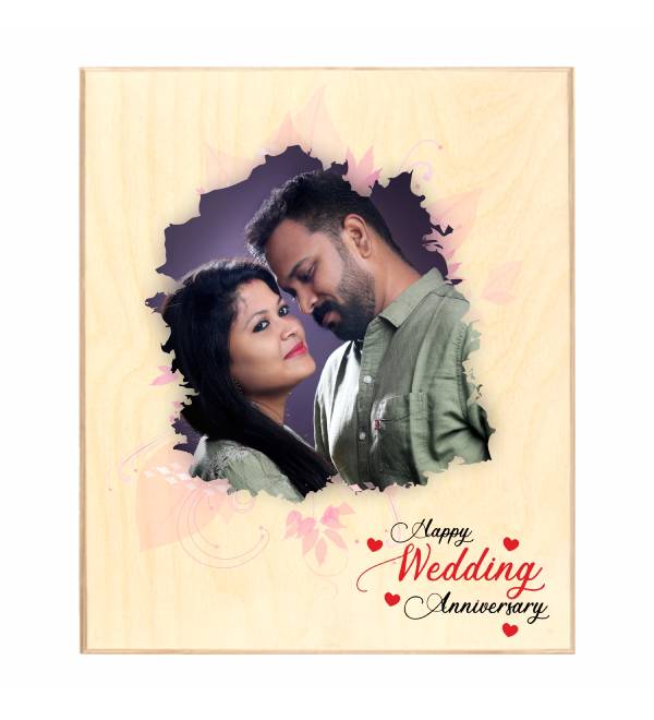 Gift Ideas on wooden photo frame for wedding anniversary (WA11)