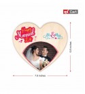 Heart shape wooden plaque | wedding anniversary gifts RK-HEARTWA02