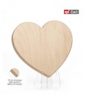 Heart shape wooden plaque | wedding anniversary gifts RK-HEARTWA02