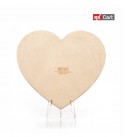 Heart shape wooden plaque | wedding anniversary gifts RK-HEARTWA02