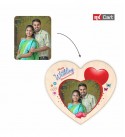 Heart shape wooden plaque | wedding anniversary gifts RK-HEARTWA01