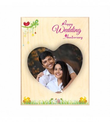 Personalized Wooden Plaque for Wedding Anniversary 