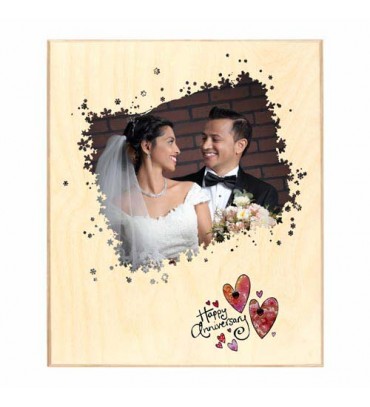 Personalized Wooden Plaque for Wedding Anniversary