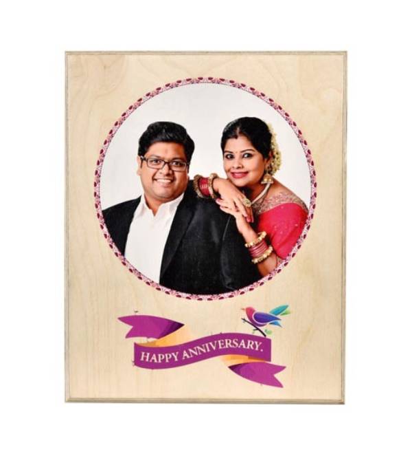 Personalized Wooden Plaque for Wedding Anniversary  
