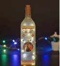Personalized Glass Bottle with LED Light Night Table Lamp - RK-BT-WA01